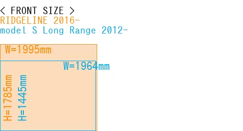 #RIDGELINE 2016- + model S Long Range 2012-